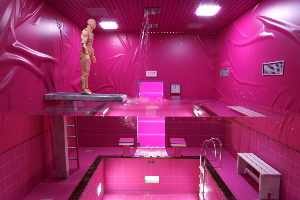 Behind the Scenes of Magenta Cube: Filling the Diorama with Water