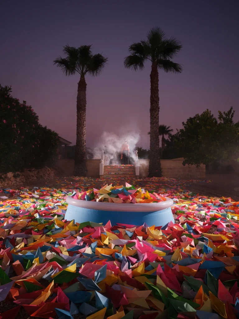 Paper Boats: Entropy (APOPHENIA) – staged photograph by Seb Agnew