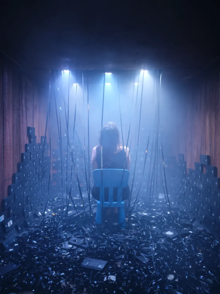 Video Tapes: Apophenia (APOPHENIA) – staged photograph by Seb Agnew