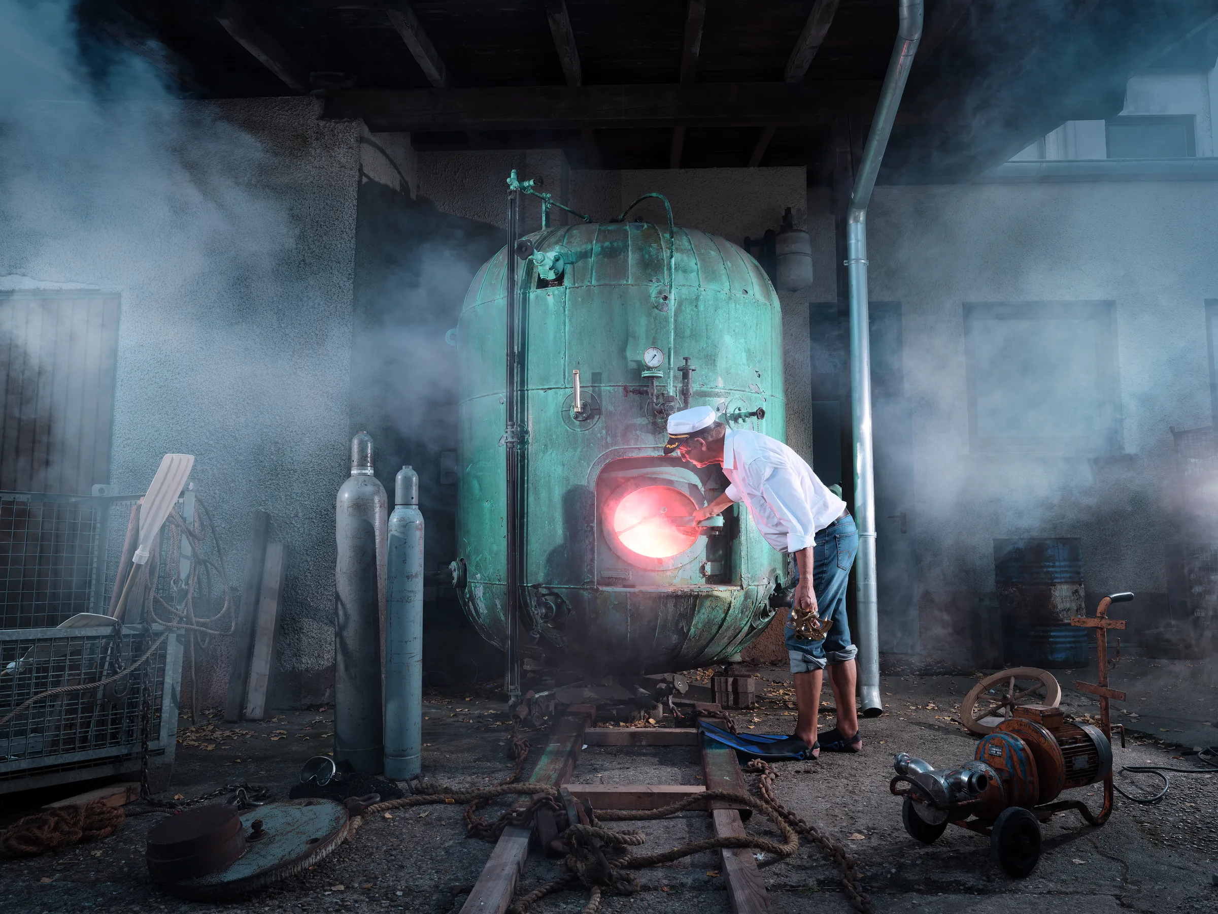 Submarine (EPIPHANY) – staged photograph by Seb Agnew