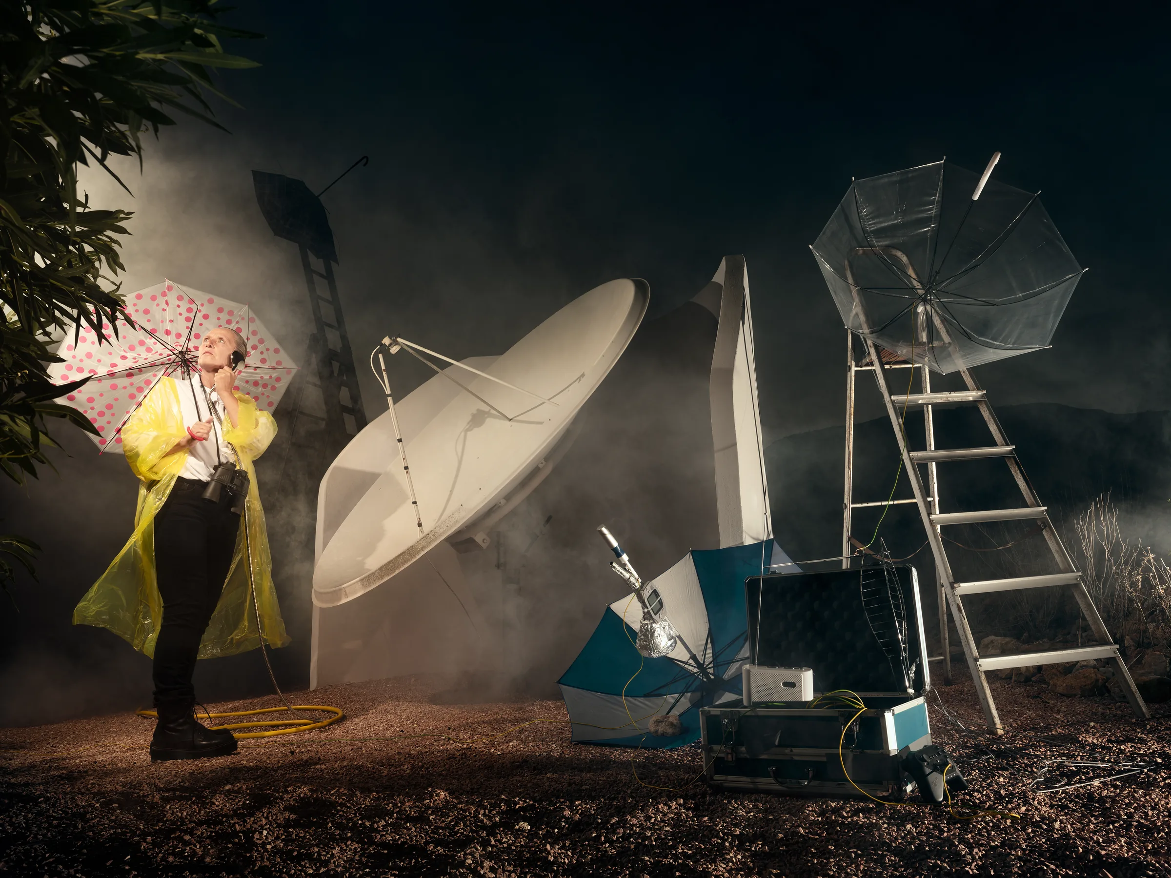 Umbrellas (EPIPHANY) – staged photograph by Seb Agnew