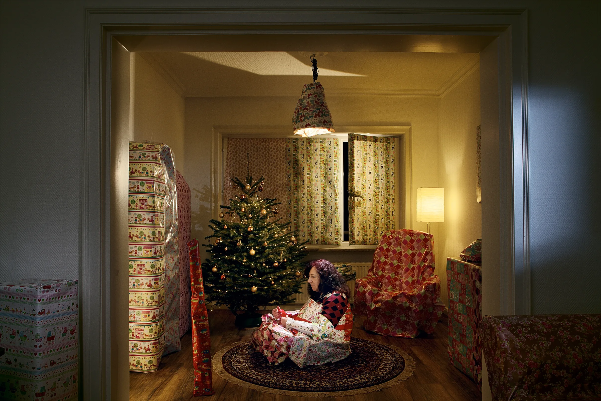Gift Wrap (GROWN) – staged photograph by Seb Agnew