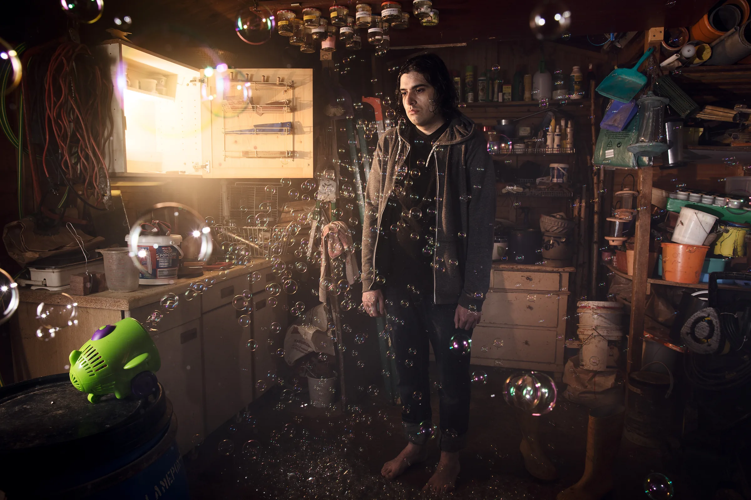 Soap Bubbles (GROWN) – staged photograph by Seb Agnew