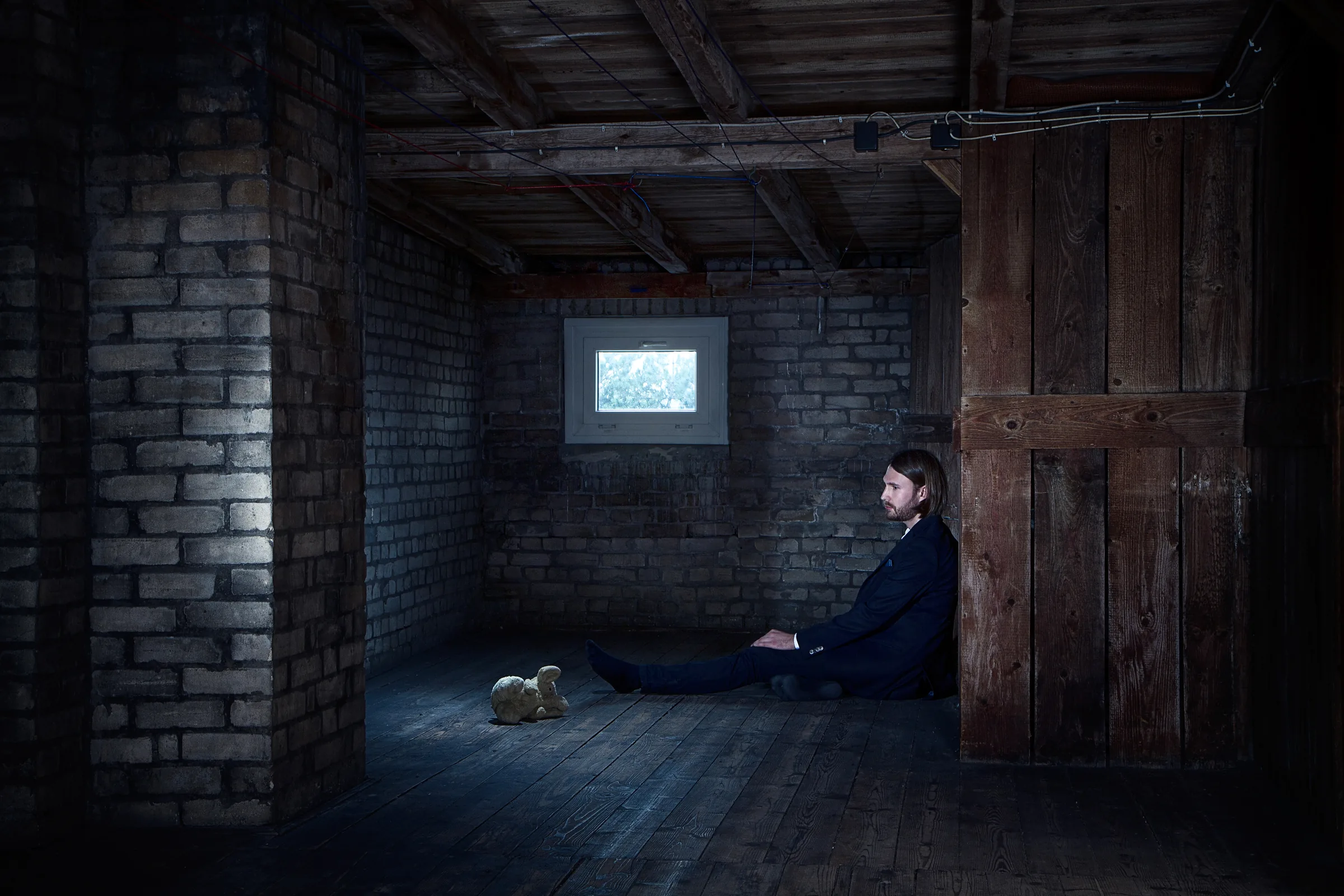 Stuffed Animal (GROWN) – staged photograph by Seb Agnew