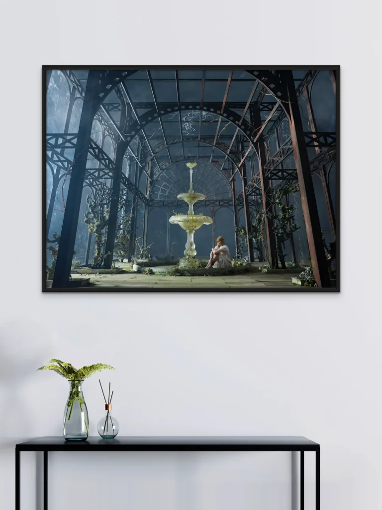 Victorian Cube, framed, extra large