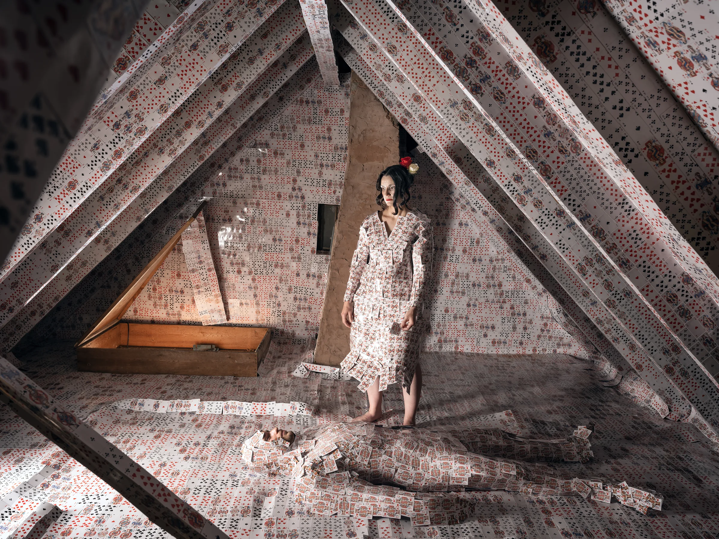 Cards (SYNCOPE) – staged photograph by Seb Agnew