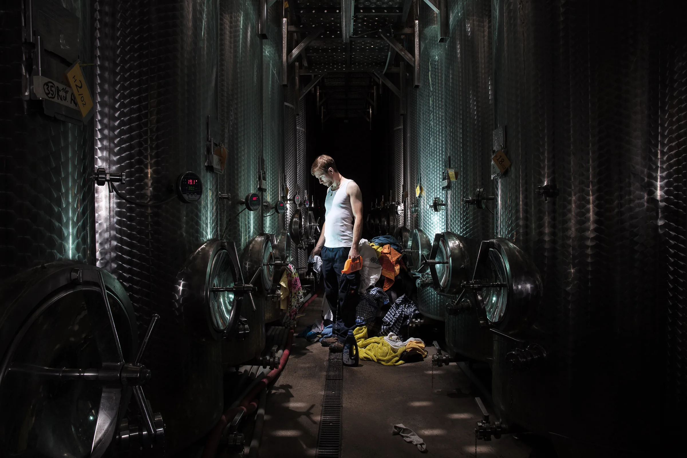 Laundry (SYNCOPE) – staged photograph by Seb Agnew