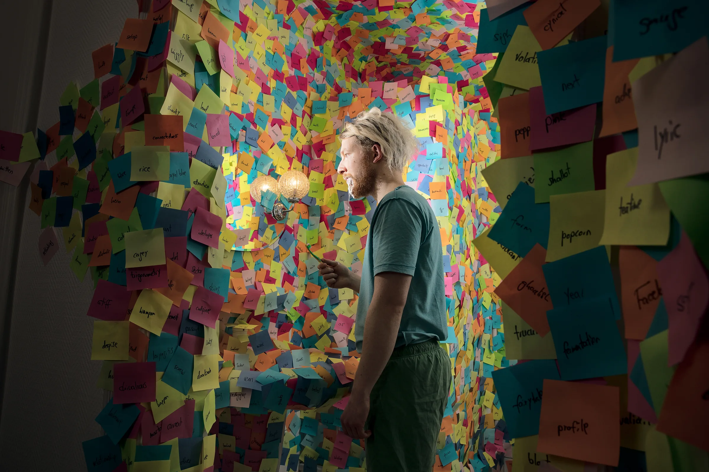 Sticky Notes (SYNCOPE) – staged photograph by Seb Agnew